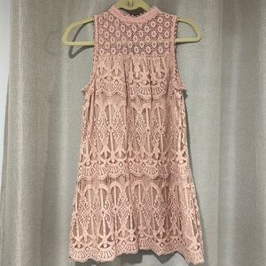 Pink Lace Dress